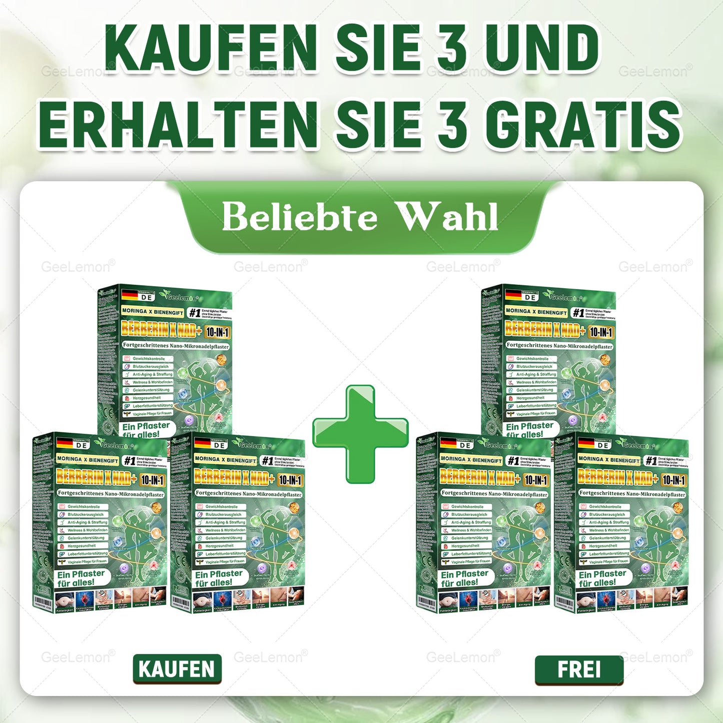 Offizieller deutscher Shop 🇩🇪 | Geelemon® Advanced Nano System einmal täglich pflege